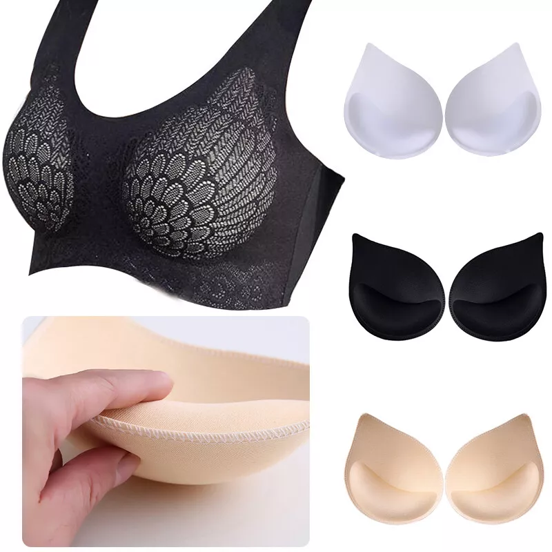 1pair Women Intimates Accessories Sponge Swimsuit Breast Push Up Bra Padding  Chest Enhancers Bra Foam Insert Chest Cup - AliExpress