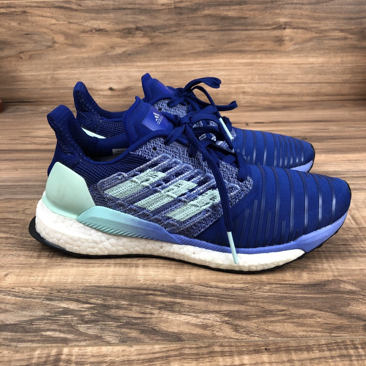 Adidas Shoes Solarboost Blue Running BB6602 Womens US 7