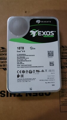 Seagate Exos X18 ST18000NM004J 2TV203-002 18TB 3.5” SAS 12Gb/s