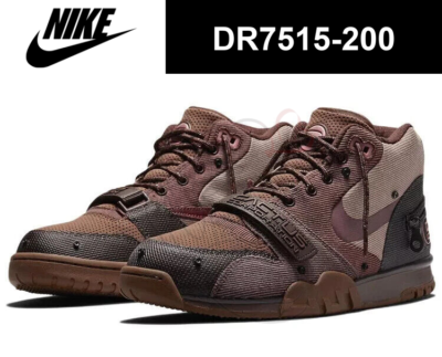 Travis Scott Nike Air Trainer 1 SP Light Brown Rust Pink DR7515
