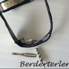 Male Stainless Steel Chastity Belt Device with Dilator dilator Tube Bondage Plug