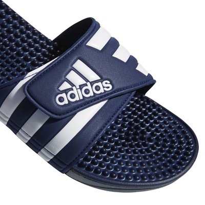 adidas F35579 Slides for Unisex Adults, Size 8US - Dark Blue/Cloud 