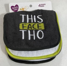 NWT New Infant Bibs Parent s Choice - Set of 4 - That Face Tho Never Tired