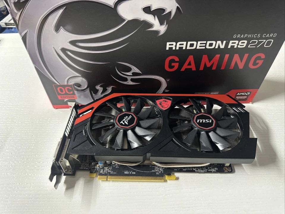 MSI AMD Radeon R9 270X Gaming, 2GB 256BIT GDDR5, PCI Express x16 Graphics Card. - Image 2 of 4