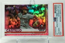 2019 Topps Chrome #93 Luis Castillo Update  Pink Refractor PSA 10