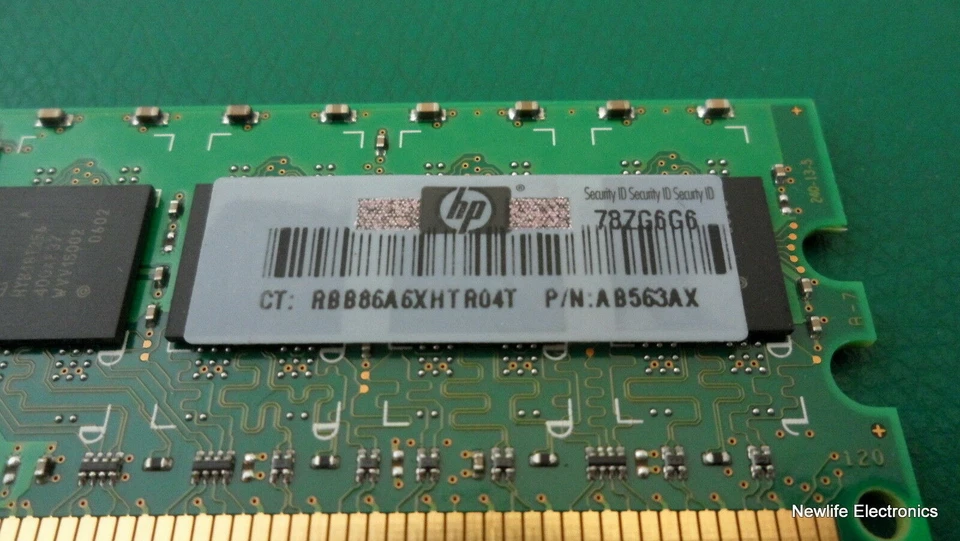 HP AB563-69001 512MB PC-4200 (533MHz) DDR2-SDRAM DIMM Server Memory AB563AX - Image 3 of 4