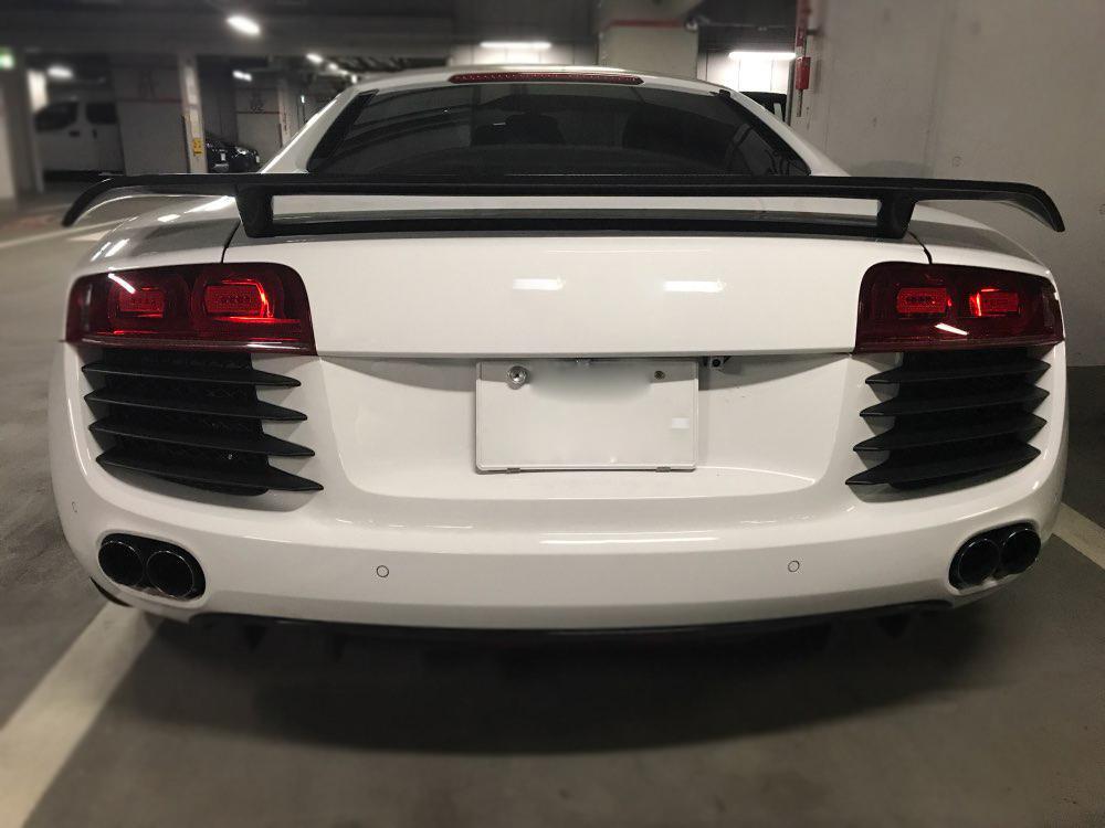 REAL Carbon Fiber For 2007-2015 Audi R8 Coupe Trunk Wing Lip Rear Boot Spoiler