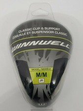 NEW WinnWell Athletic / hockey classic Cup  Support JR size Medium BLACK 