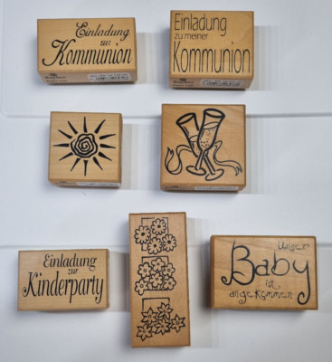 STEMPEL Holzstempel Motivstempel von RAYHER nach Wahl
