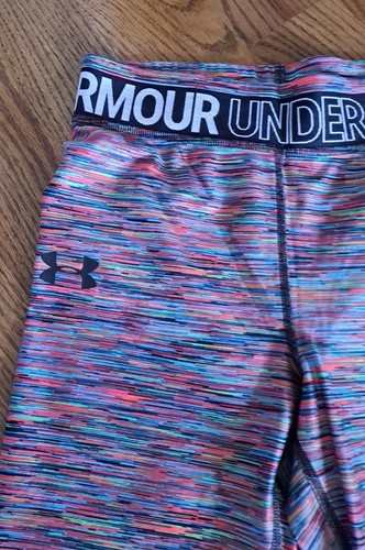 Under Armour Athletic Running Capri Leggings Pants Girl's Size XL (Lot of 2) - Picture 5 of 7