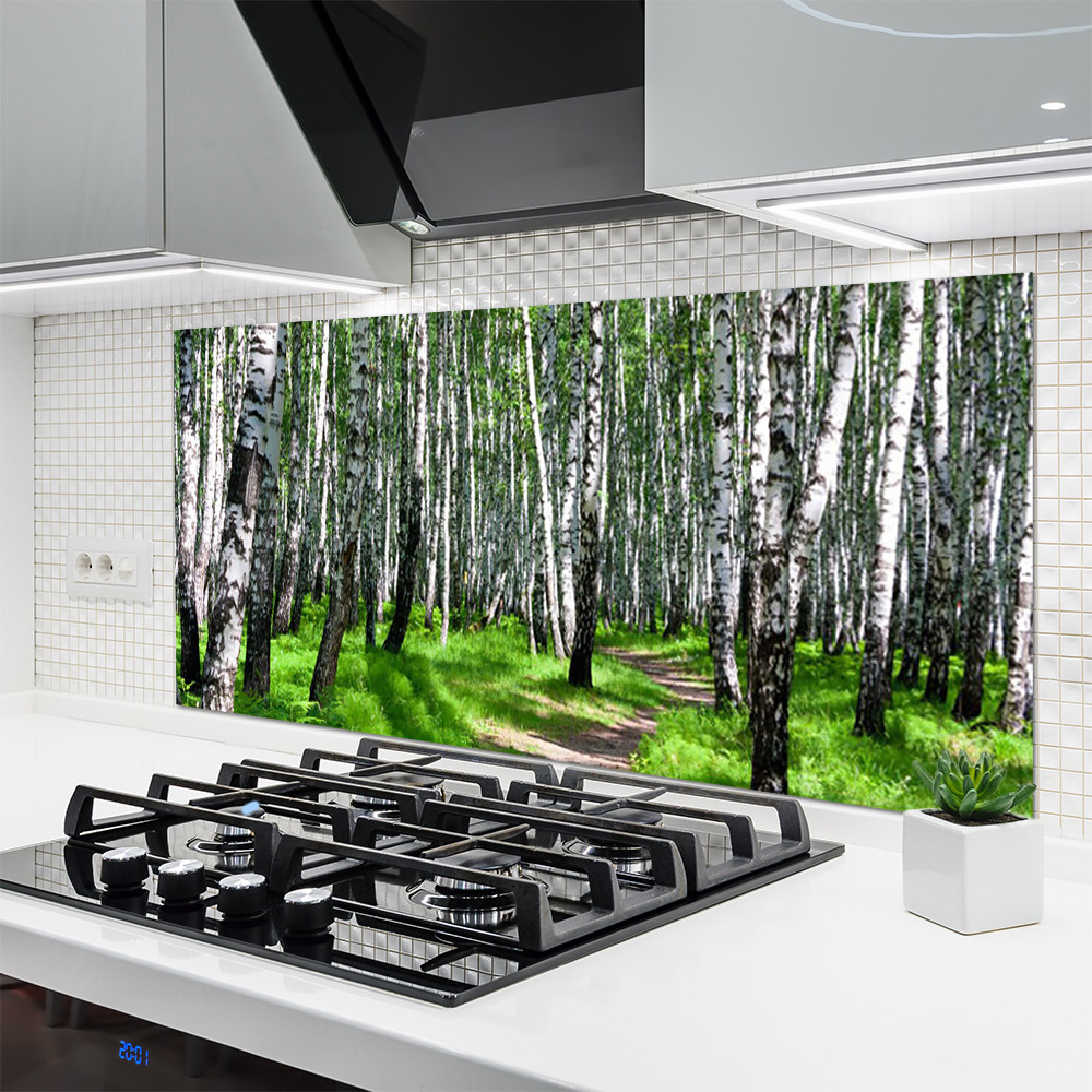 Crédence en verre 140x70 lavable et résistante à la chaleur pour une cuisine propre
