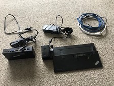 Lenovo ThinkPad 2 Docking Stations And 2 Chargers as pictured