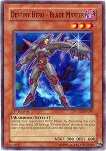 Destiny Hero - Blade Master - POTD-EN015 - Common - Unlimited Edition x3 - Near