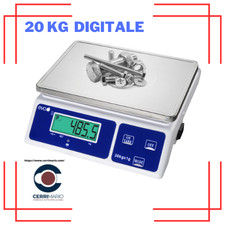 Bilancia Pesa Pacchi Digitale Eva - Portata 50 Kg, Display LCD, Funzione Tara - Foto 13