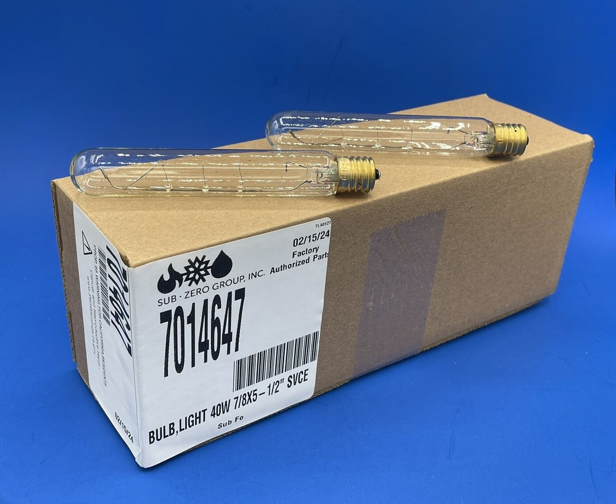 7014647 Sub-Zero Genuine Refrigerator Freezer Light Bulb 40W 7/8X5