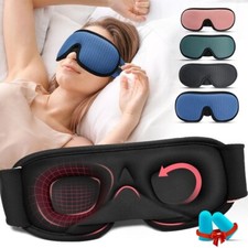 3D Sleep Mask Memory Foam Eye Mask Light Bloc...