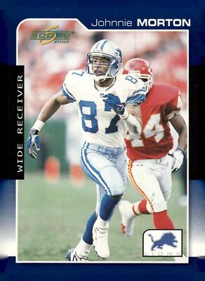 2000 Score #66 Johnnie Morton Detroit Lions Football Card | eBay