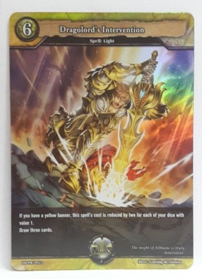 Dragoborne DB-PR/0022 Dragolord's Intervention Foil N-Mint