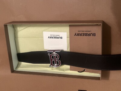Burberry Monogram Motif Belt Reversible BNWT+gift Box/bag/envelope