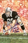 Jim Otto HOF Raiders Signed/Inscribed Goal Line Art GLAC Postcard JSA 167099