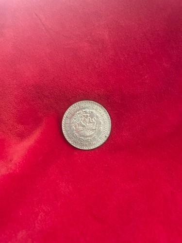1959 MEXICAN UN PESO SILVER ESTADOS UNIDOS MEXICANOS JOSE MORELOS - Picture 6 of 9