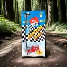 Vintage Pull Cord Bicycle Toy Playful Ripcord Acrobatic Bike- Collectors Tresure