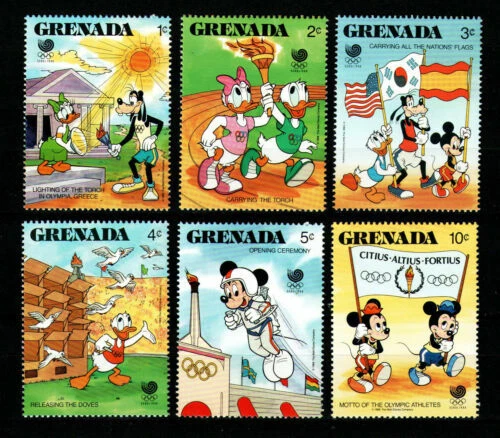 Timbres sur l'animation et les dessins animés, sur disney