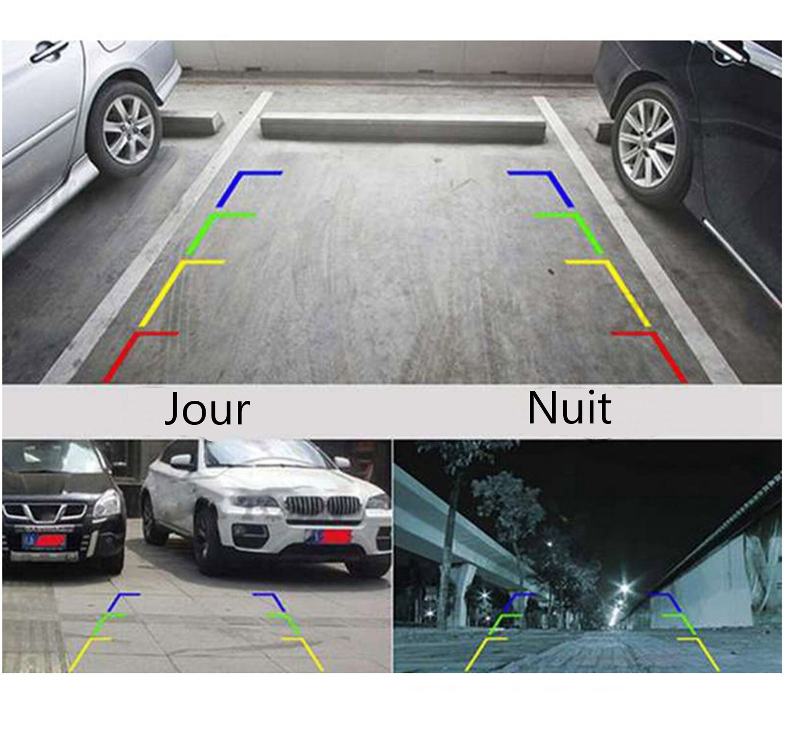 Caméra de recul pour Toyota Land Cruiser Prado 120 et 200 de 2002 à 2016