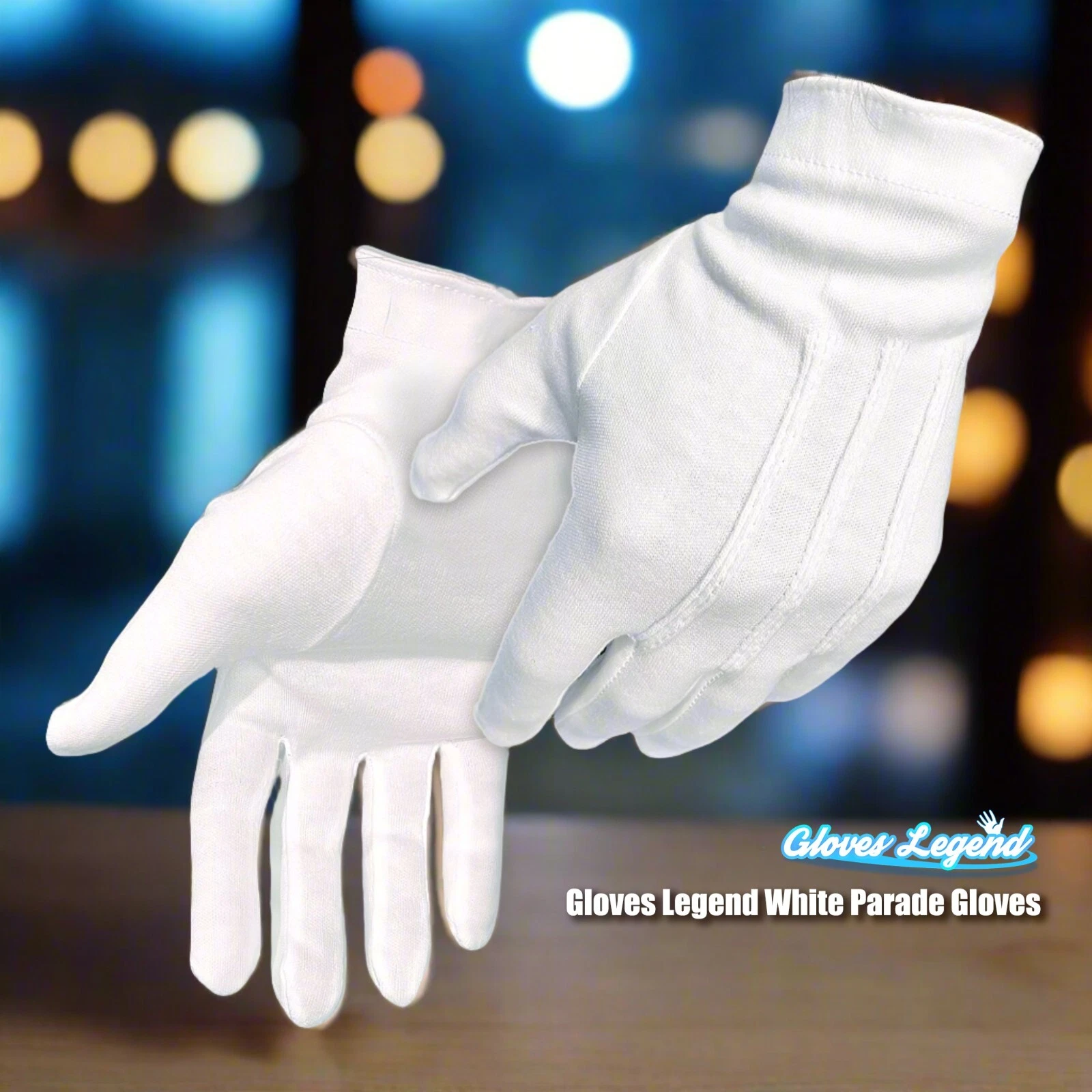 White Parade Gloves