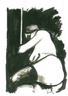 RENATO GUTTUSO - CHINA ON ORIGINAL PAPER FROM THE 70s