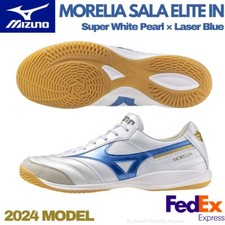 MIZUNO Futsal Shoes MORELIA SALA ELITE IN Q1GA241225 S. White Pearl Indoor court