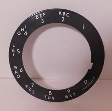 1 - Western Electric or AT&T Single Slot Payphone Porcelain Number SHROUD - Used