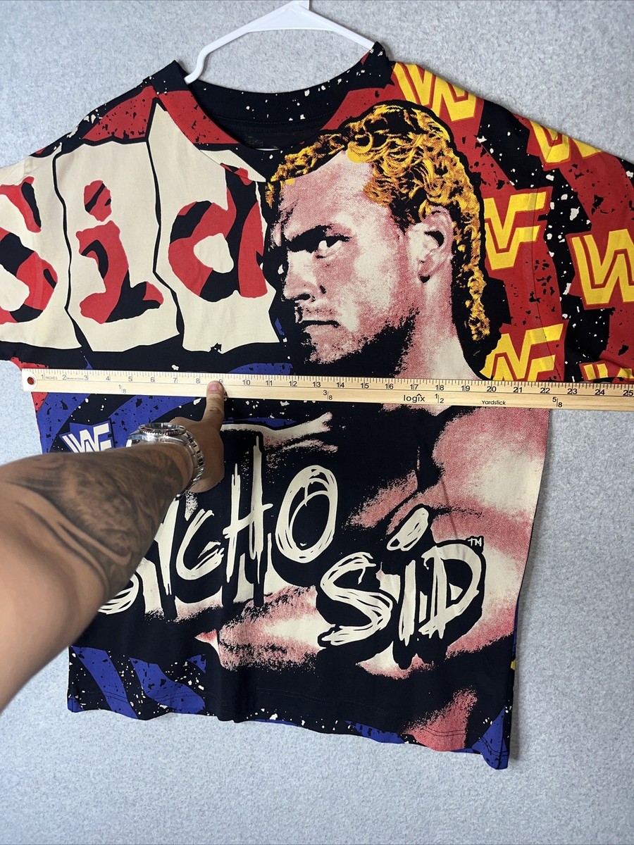 WWF WCW Sid Vicious Sycho Sid Sid Justice T Shirt AOP Modern Size 