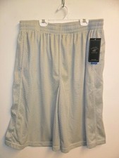 BEVERLY HILLS POLO CLUB Men's Elastic Waist Mesh Shorts - Grey - XXLarge - NWT