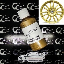 SUBARU PRODRIVE GOLD ALLOY WHEEL PAINT CHIP TOUCH UP KIT 30ML CURB WRX STI
