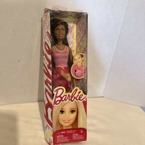 Dark Hair Dark Skin Barbie with Pink Ring for You BJV23 *Box Damage