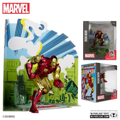 McFarlane Toys Marvel Iron Man Maßstab 1:10 The Invincible Iron Man #126 Neu