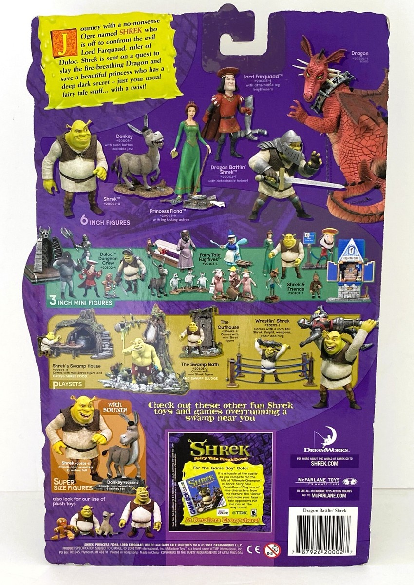 Shrek Dragon Battlin' Shrek Action Figure McFarlane Toys