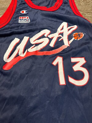 Vintage O'Neal #13 USA Basketball Jersey Shaq Olympic Dream Team