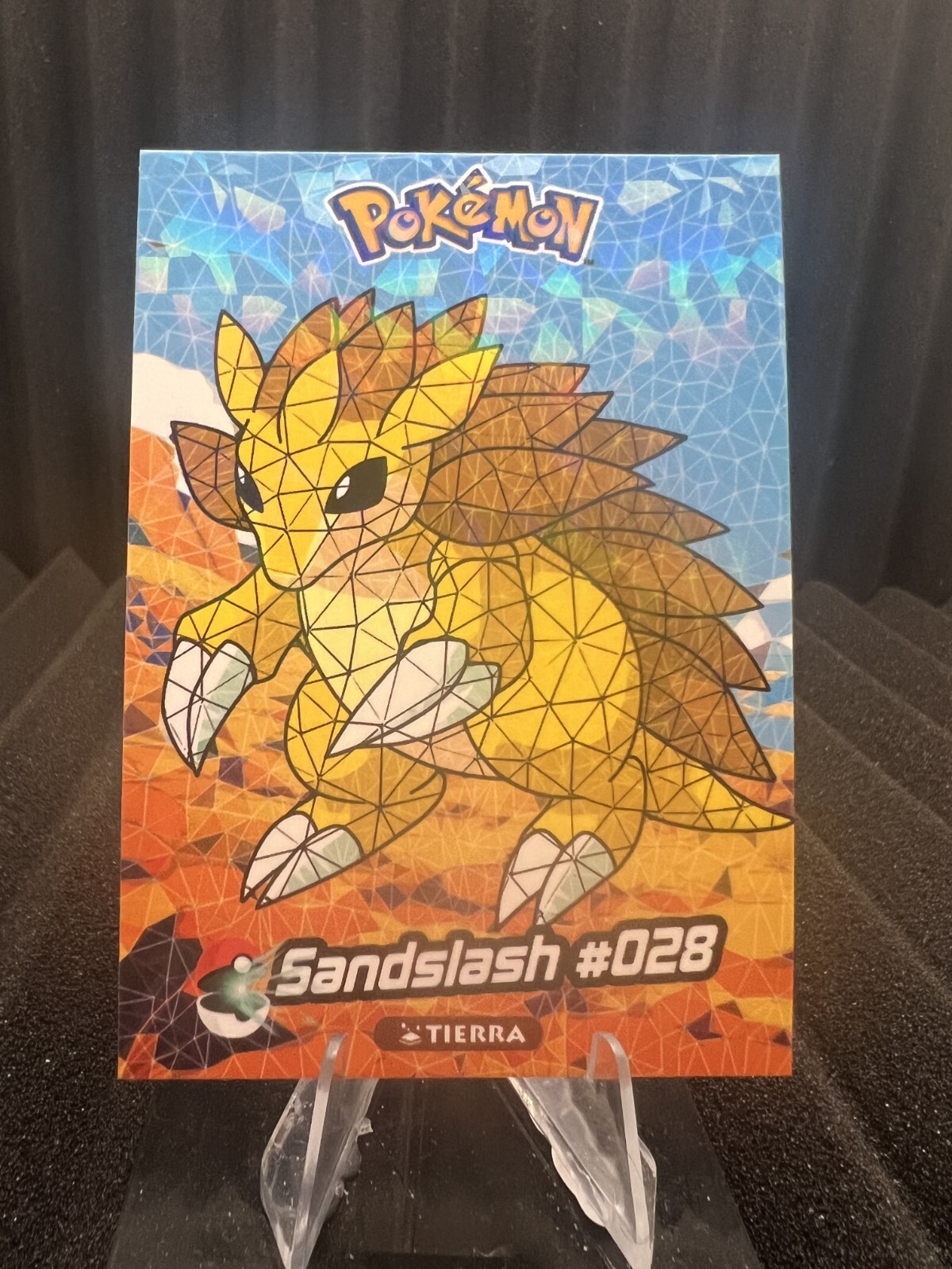 Sandslash 28 Cracked Ice Holo Pokemon Crystal Collection 2024