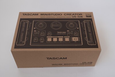 Tascam US-42B MiNiSTUDIO Creator USB Audio Interface NIB New Podcast Recording