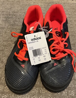 2011 Adidas Freefootball X-Ite Black/Gray Turf Indoor Soccer  Men US 6