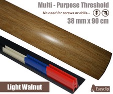 Quality Laminated Transitional threshold strip Adjustable Height/Pivot 38mm 90cm