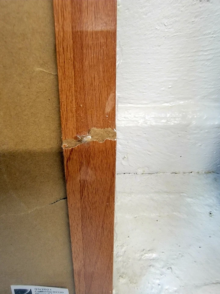 Bulletin Board Cork Vision Pinboard Reminder Office Business Notice Note Oak - Image 4 of 4