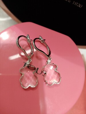 Tous Oso Pendientes Tous Plata Rosa Pendientes Tous Ice Oro