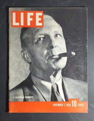 LIFE Magazine -November 7, 1938 New Republican Faces, Japan Conquers China