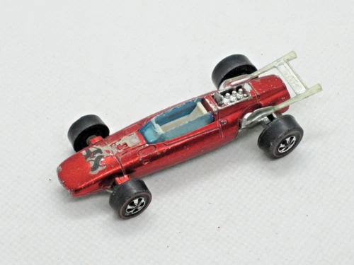 Redline Hot Wheels - Red Indy Eagle - WHITE Interior