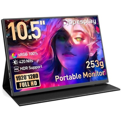 Lightweight Portable Monitor - USB-C & HDMI Connectivity