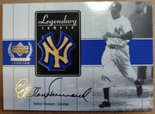 2000 Upper Deck YANKEES LEGENDS ELSTON HOWARD LEGENDARY LUMBER