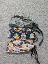 Unisex Surgical Scrub Cap 3 Pack Star Wars Tie Back Yoda Boba Fett R2D2